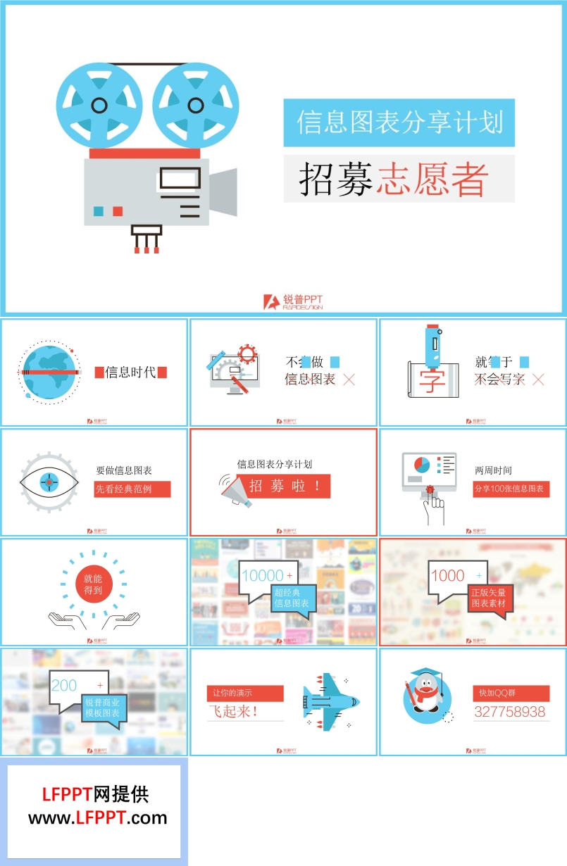 銳普信息圖表分享計(jì)劃宣傳動(dòng)畫模板