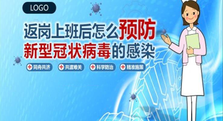 返崗上班怎樣預防新型冠狀病毒的感染PPT課件