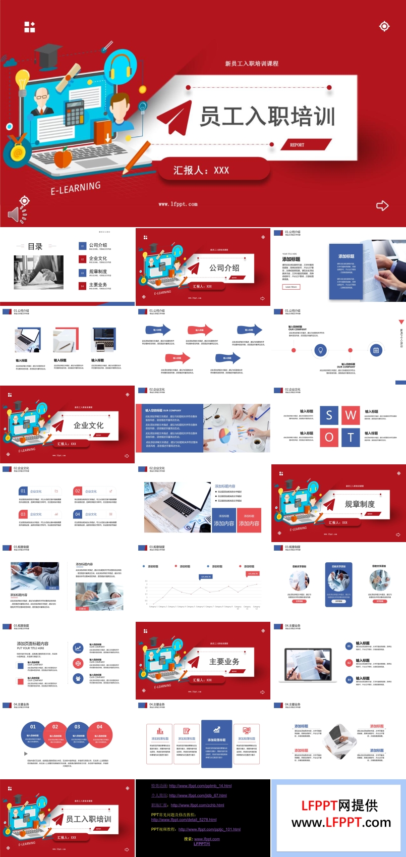 入職培訓ppt模板下載