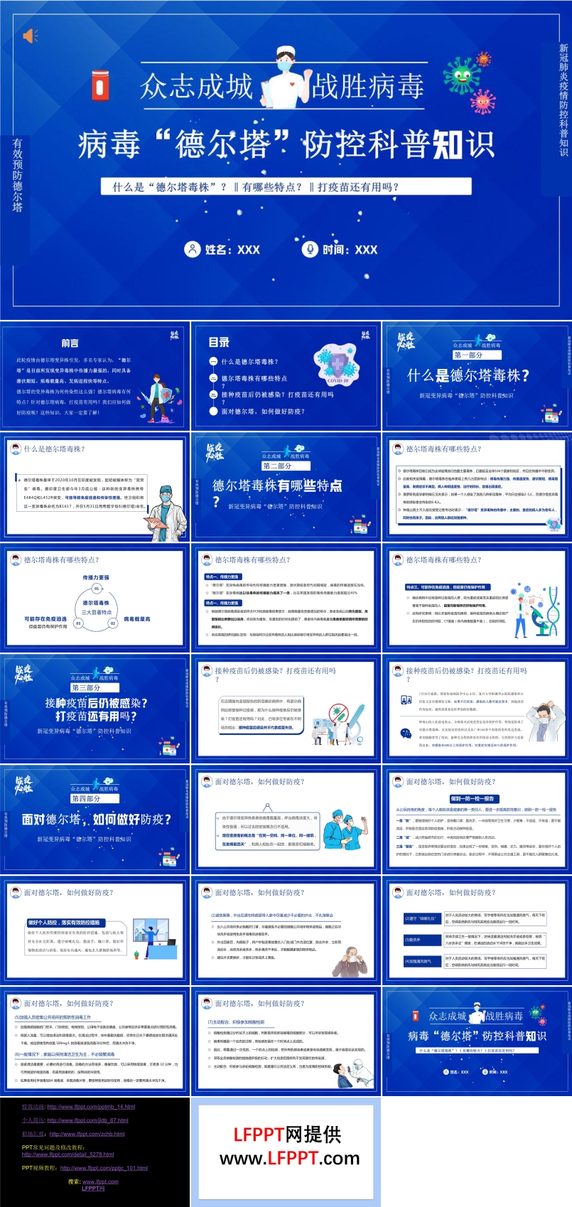 病毒“德爾塔”防控科普知識PPT