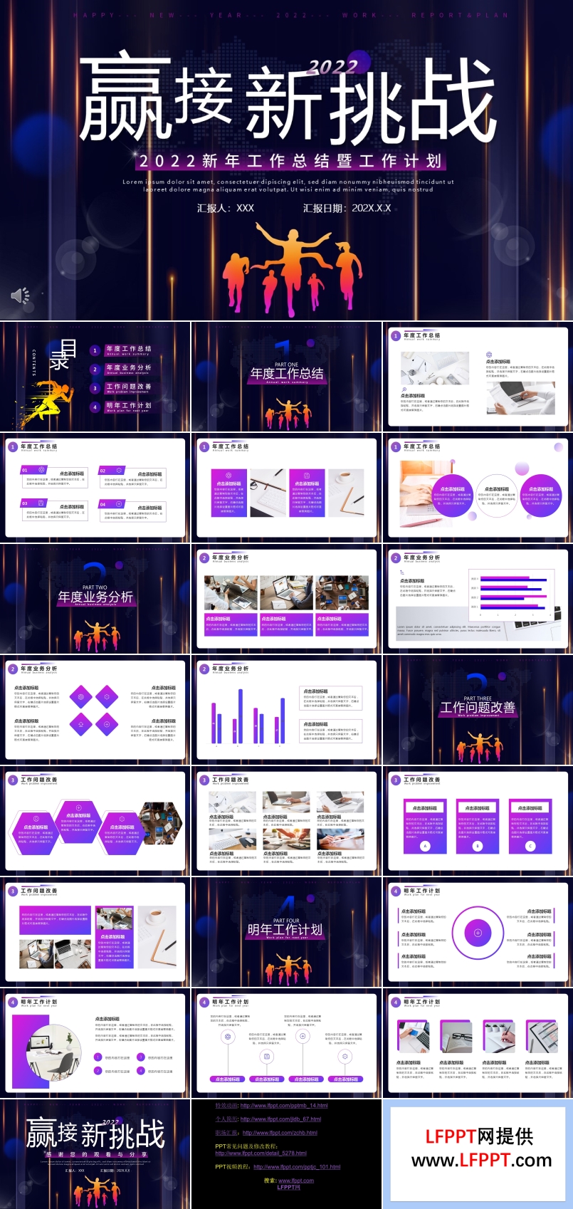 2022新年工作總結(jié)暨工作計劃PPT