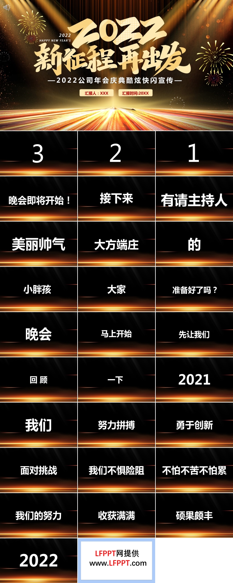 2022公司年會快閃PPT