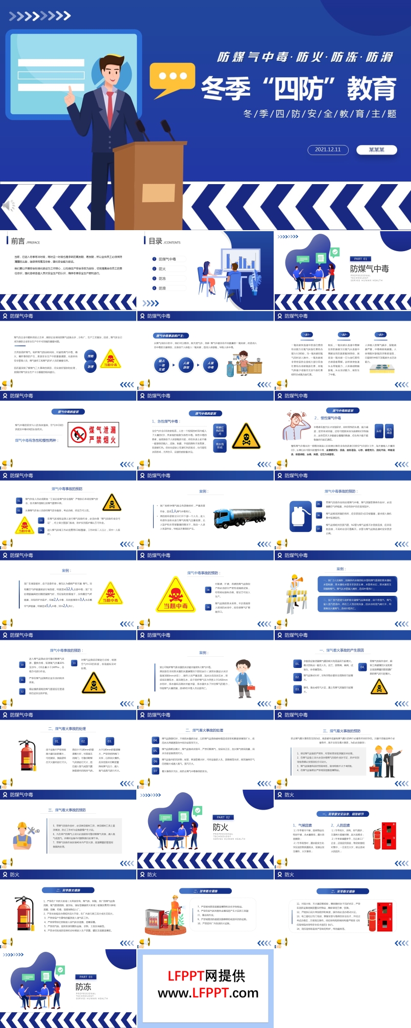 冬季四防教育PPT