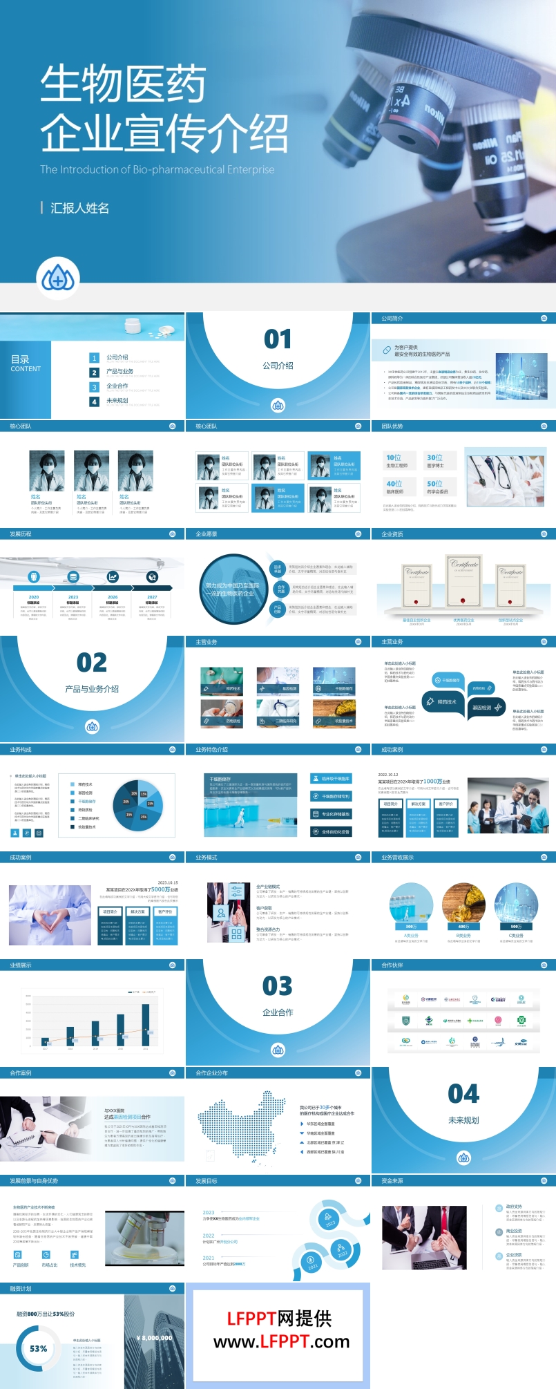 生物醫(yī)藥企業(yè)宣傳介紹PPT