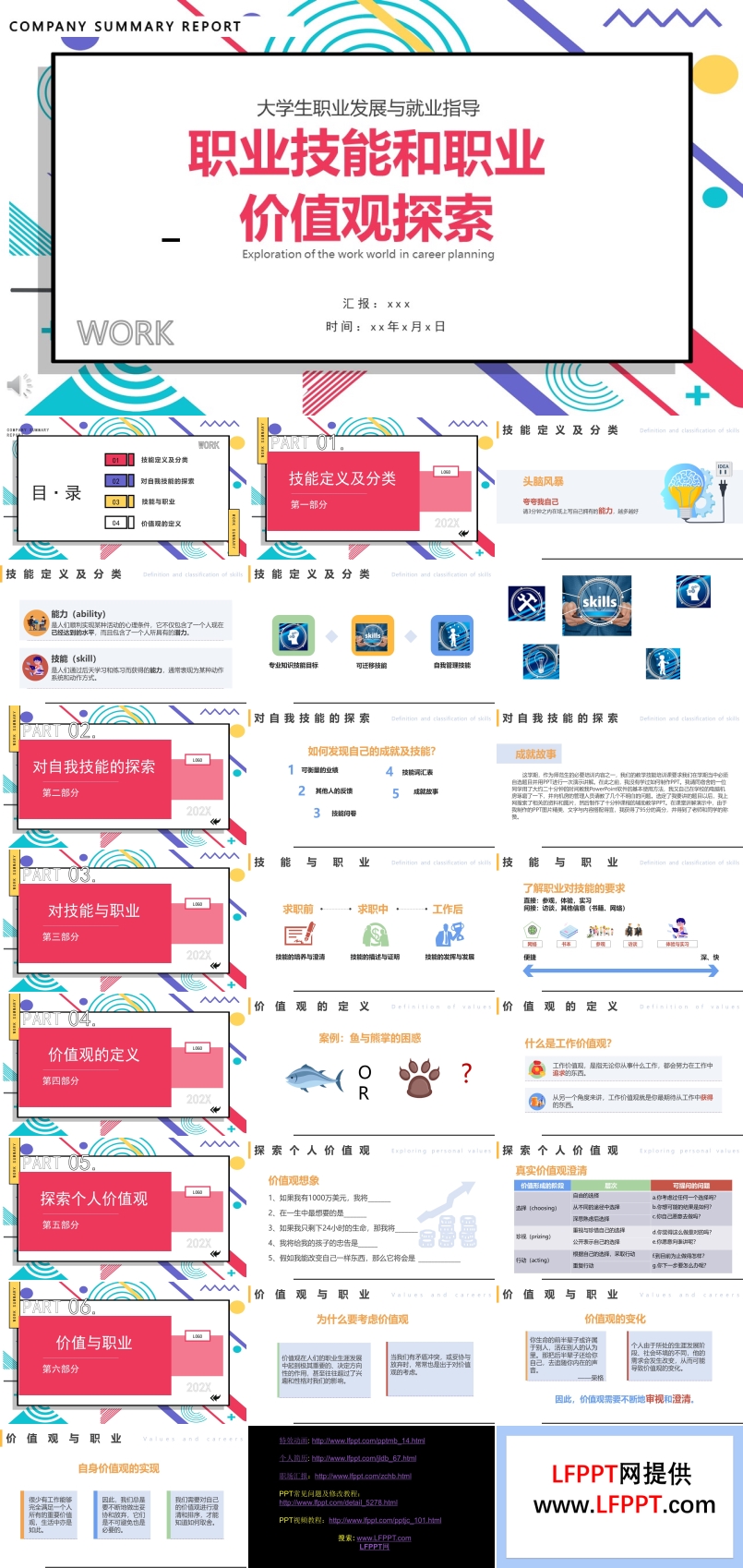 大學生職業(yè)技能和職業(yè)價值觀探索PPT課件