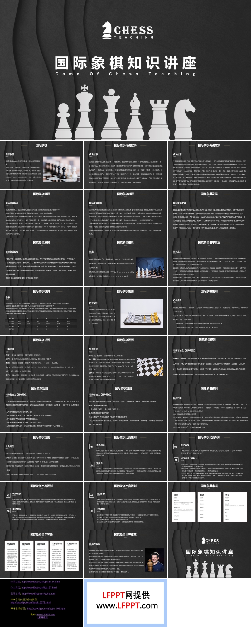 國際象棋知識講座PPT課件