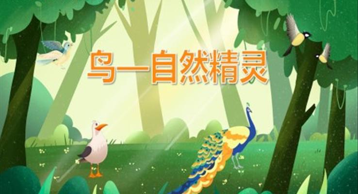 幼兒園教學(xué)課件科學(xué)教育《鳥自然精靈》PPT課件