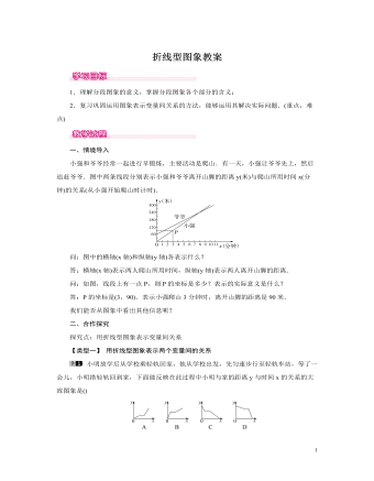 北師大初中七年級(jí)數(shù)學(xué)下冊(cè)折線型圖象教案